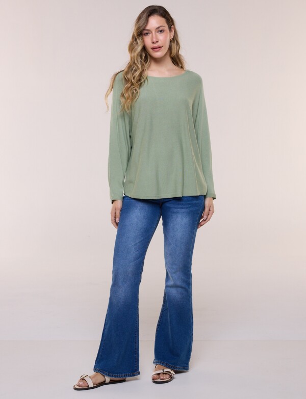 Buzo Básico Manga Dolman VERDE