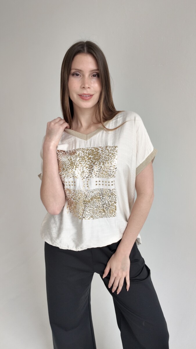 Blusa Lara - Beige 