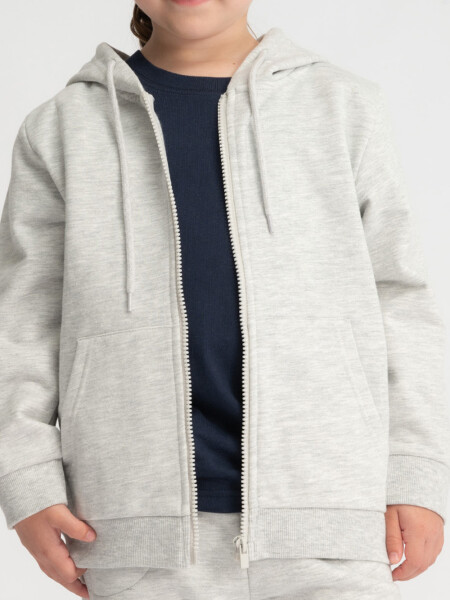 Campera deportiva Gris Melange