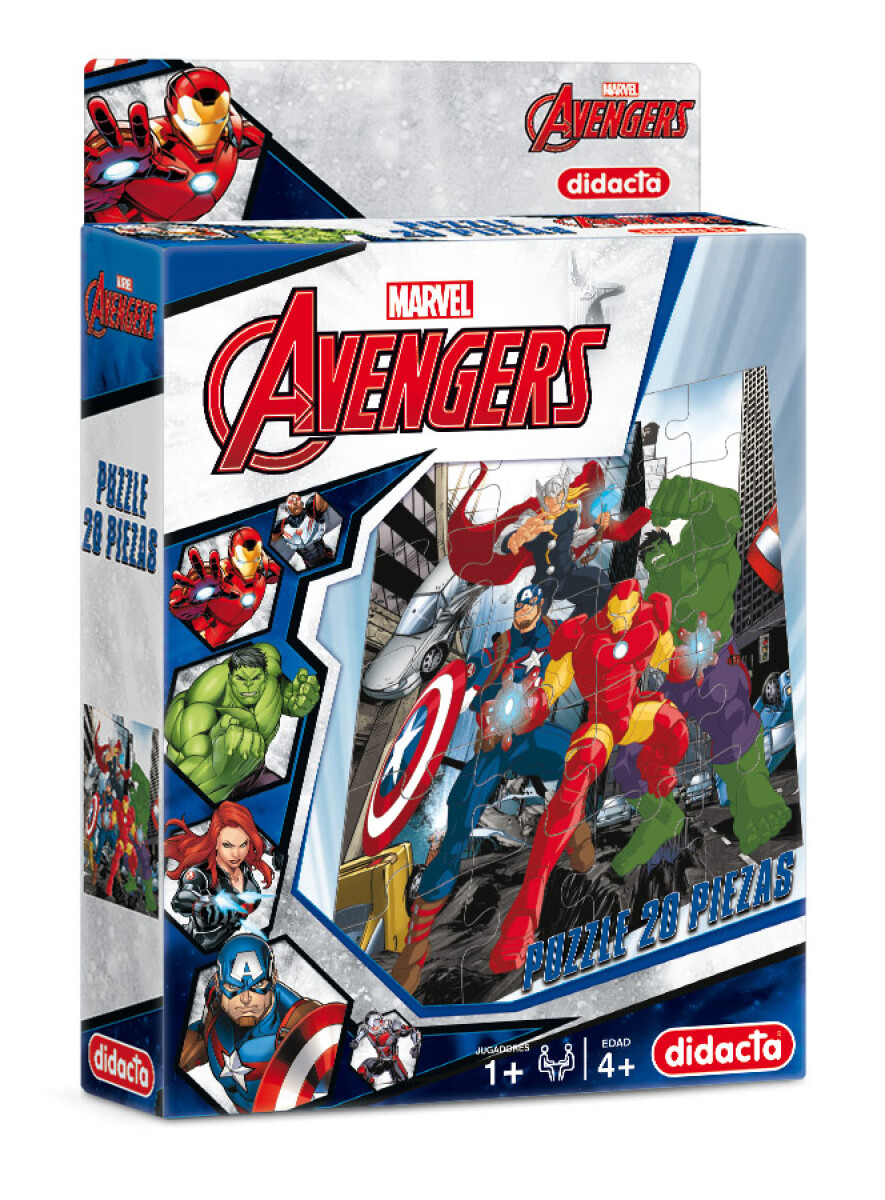 Puzzle Rompecabezas Avengers 20 Piezas 