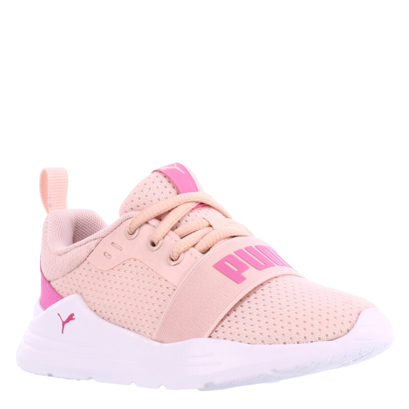 Championes Infantiles Puma Wired Run PS Jrs Rosa - Violeta Malva