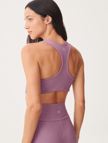 TOP DEPORTIVO HERO CON FIBRA LYCRA® ROSADO
