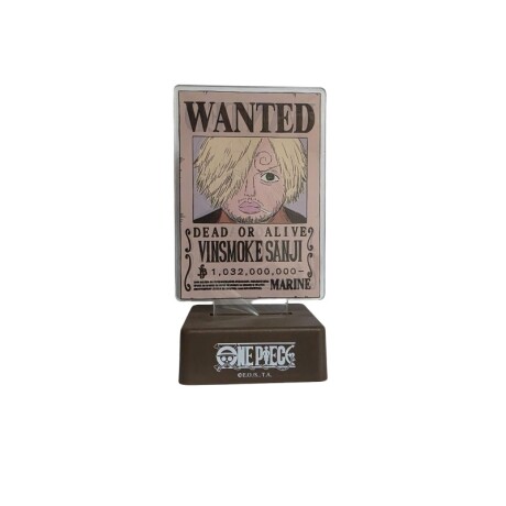 Cartel LED One piece Sanji