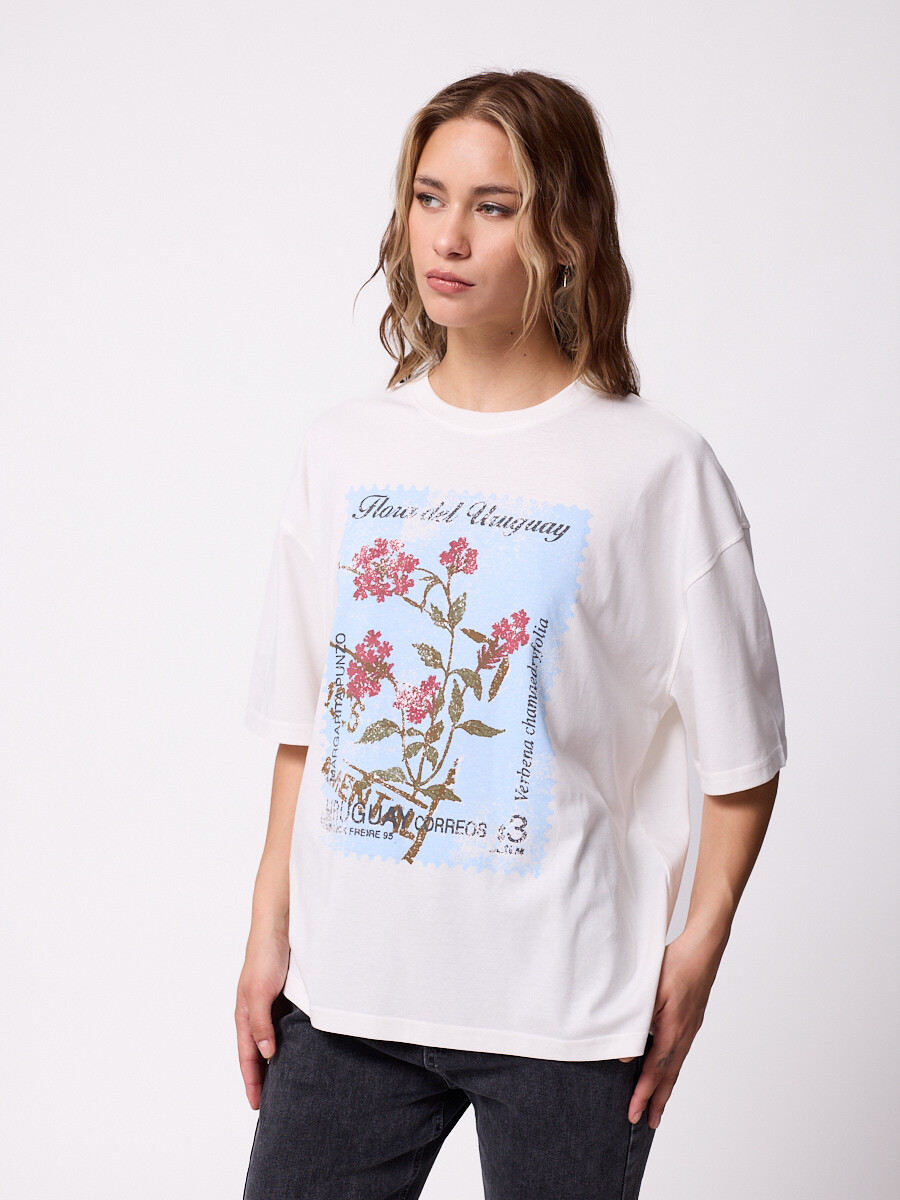 T-SHIRT FLOX DIXIE Crudo