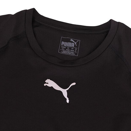 Remera Térmica Puma teamLIGA Baselayer de Manga Corta Black