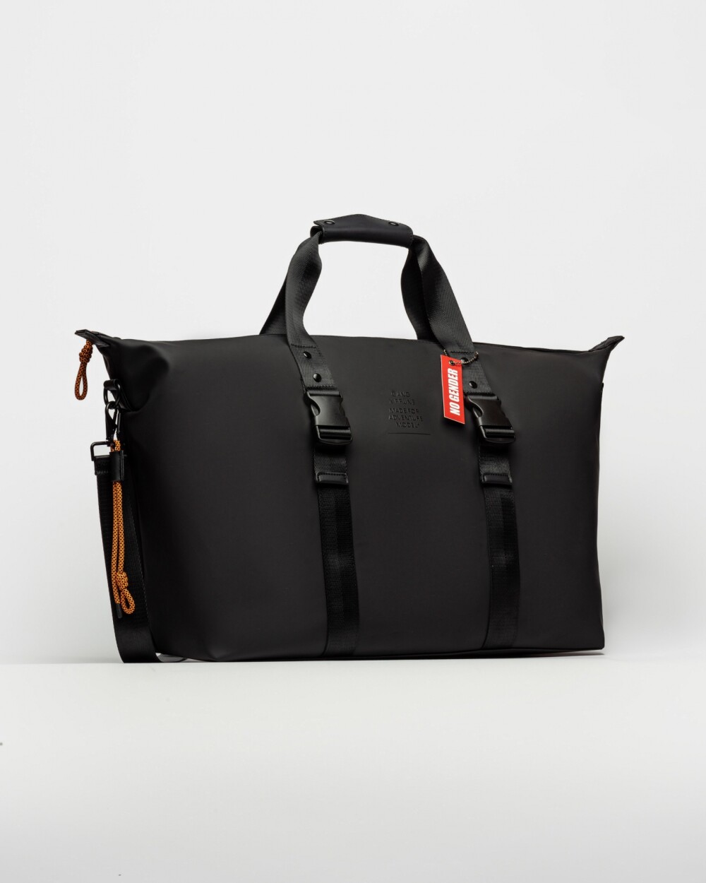 Bolso J Gang En Efecto Cuero Negro