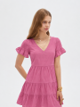 Vestido Kaleu Magenta Claro