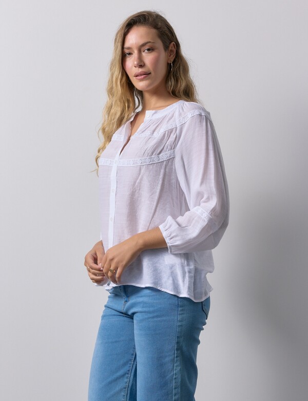 Blusa Puntilla BLANCO