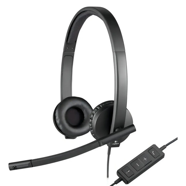 Vincha Logitech H570e Usb Estereo Control Volumen VINCHA LOGITECH VC HEADSET STEREO H570E