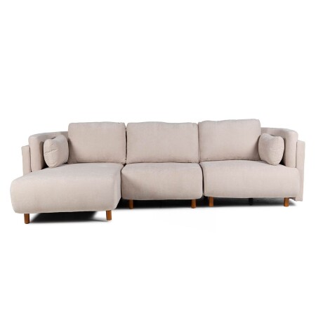 Rinconera Bangkok - Tela Microfibra - Chaise Izquierdo 12072 (Beige)