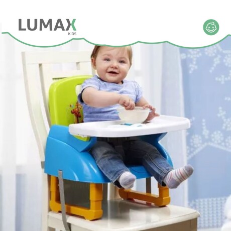 Silla de comer plegable portátil para bebés Celeste