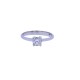 Anillo solitario en oro 18k blanco con brillante engarce 4 puntas. Anillo solitario en oro 18k blanco con brillante engarce 4 puntas.
