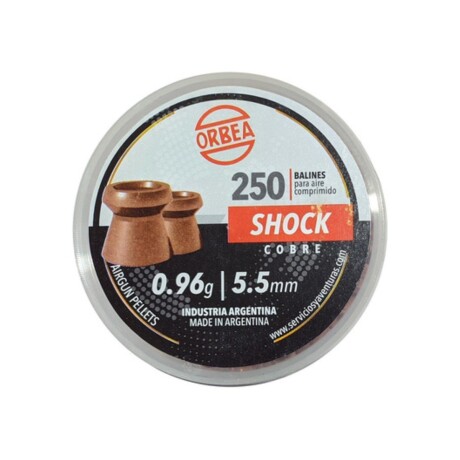 CHUMBO ORBEA P/HUECA SHOCK COBRE CAL 5.5X250 (62) CHUMBO ORBEA P/HUECA SHOCK COBRE CAL 5.5X250 (62)