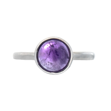 Anillo de plata 925 y Amatista Anillo de plata 925 y Amatista
