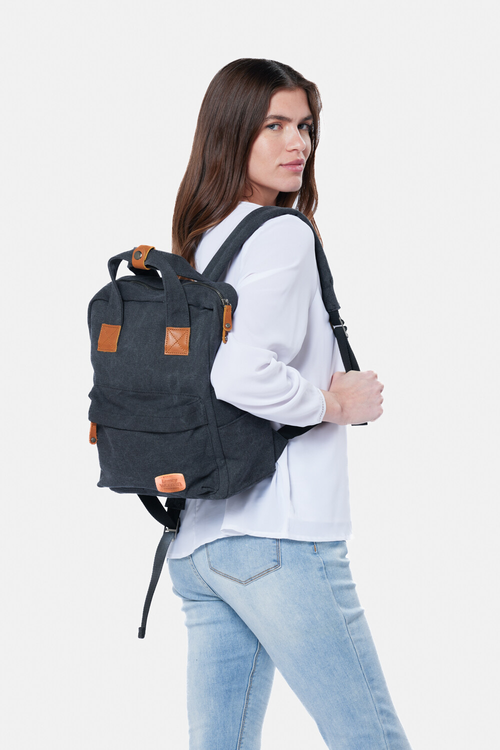 MOCHILA DE LONA Negro