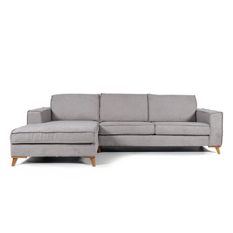Rinconera Arne - Tela Microfibra - Chaise Izquierda Rivera 06 (Ceniza)
