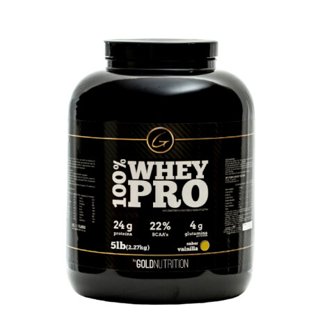 Whey Pro 100% 5lb Gold Nutrition Vainilla