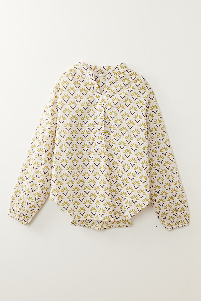 Camisa estampa - Boho Rosa 