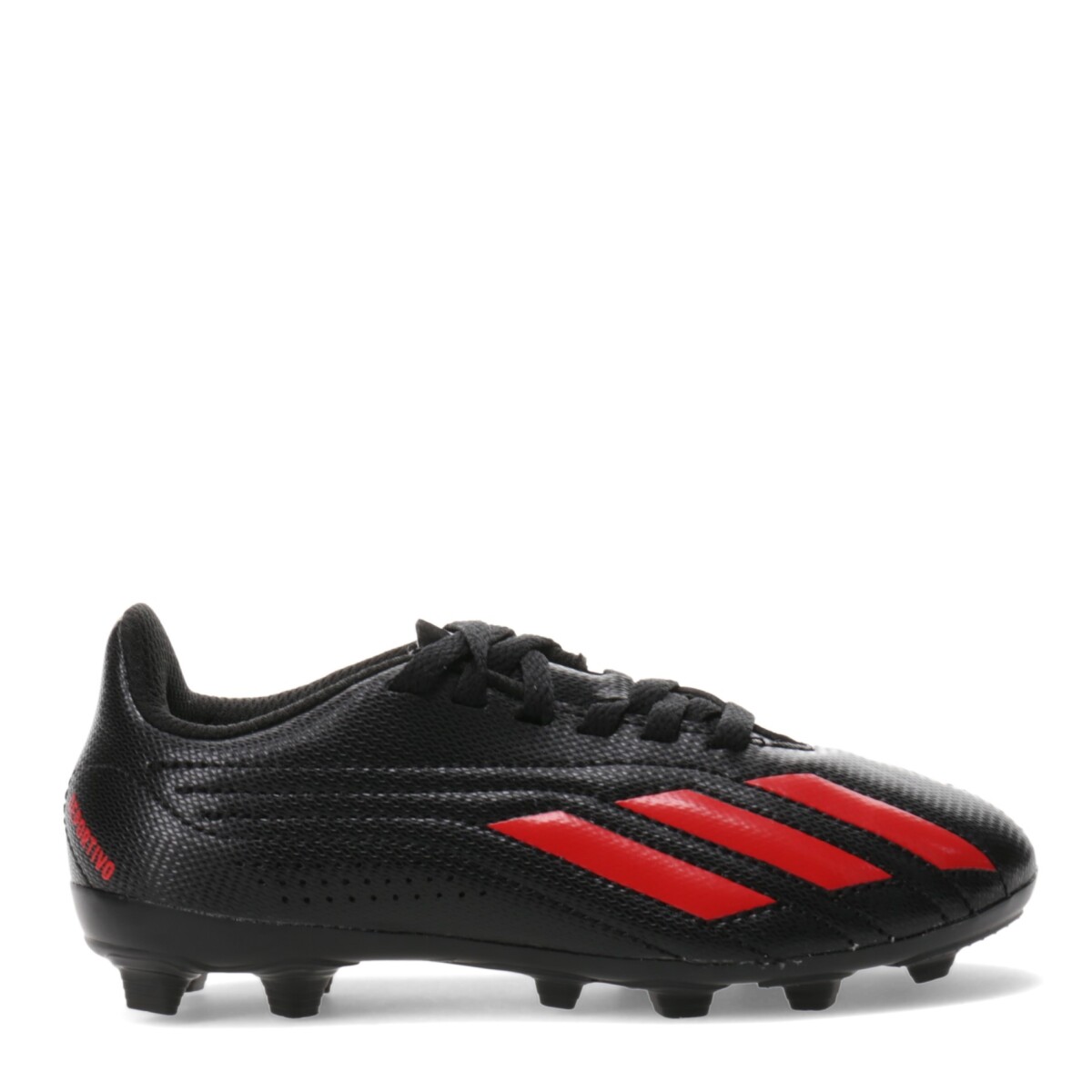 Championes de Fútbol 11 Infantiles Adidas II FxG - Negro - Rojo 