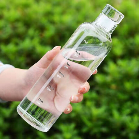 Botella De Vidrio Con Medidas Y Tapón Botella De Vidrio Con Medidas Y Tapón