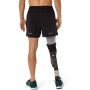 Road 2-N-1 5In Short - Hombre Performance Black