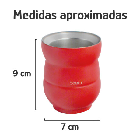 Set Comet Termo Bala 750ml +mate 140ml +Bombilla Regalo Rojo