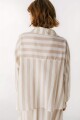 Camisa Zeia Rayas Beige