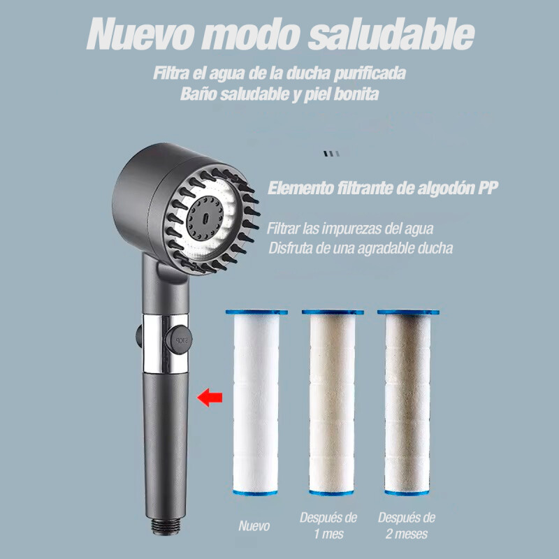 Teléfono Duchero de Alta Presión Con Botón de Parada Teléfono Duchero de Alta Presión Con Botón de Parada