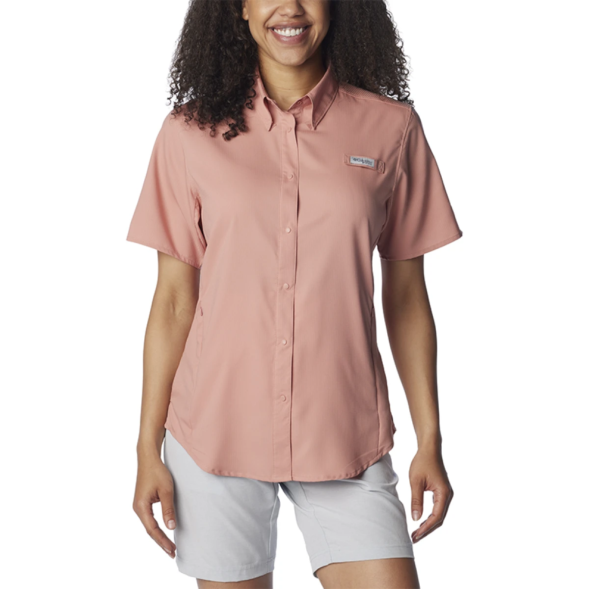 Camisa PFG Tamiami Mujer - SANDALWOOD PINK 