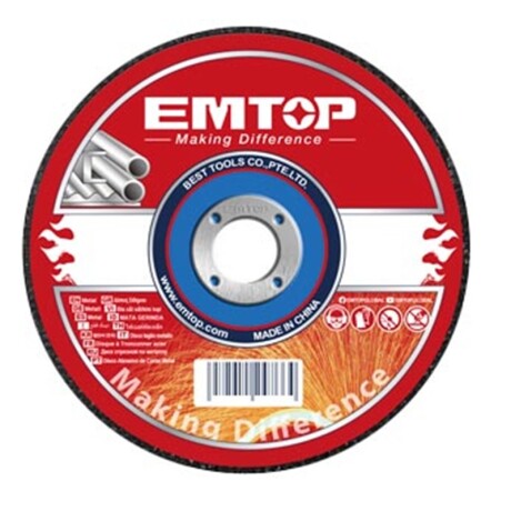 Disco Emtop Metal/inox 180mmx1.6mm C/u Disco Emtop Metal/inox 180mmx1.6mm C/u