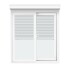 Ventana de PVC Blanco 134 X 120 Con Persiana Corrediza Ventana de PVC Blanco 134 X 120 Con Persiana Corrediza