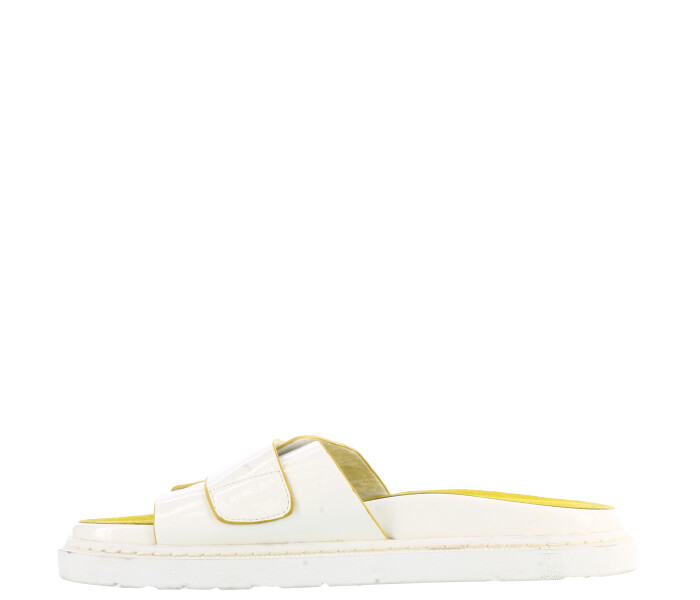 Sandalia RALI descalza de charol White