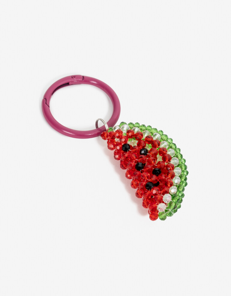 Llavero Strass Llavero Y Bag Charm Fruta De Beads - Combinacion Bicolor