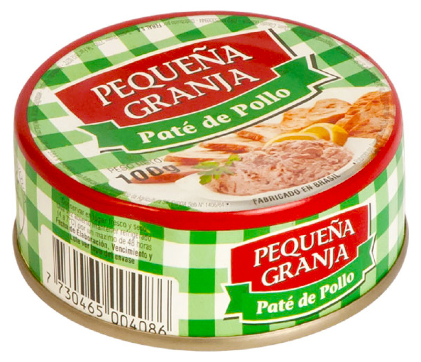 PATE PEQUEÑA GRANJA LATA 100G POLLO Y CARNE 