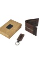 Set de billetera 58 con llavero Chocolate