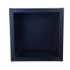 Cubo decorativo flotante para pared - Negro Cubo decorativo flotante para pared - Negro