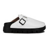 Zuecos Plataforma Mujer Darkness Blanco