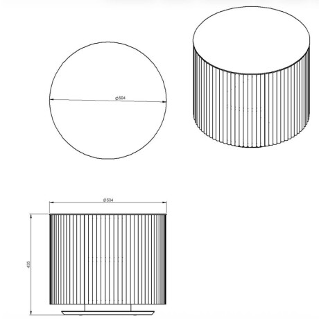 Conjunto de mesas de living Line Conjunto de mesas de living Line