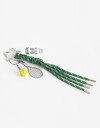 Llavero Cordón Llavero Y Bag Charm De Tennis - Verde Medio