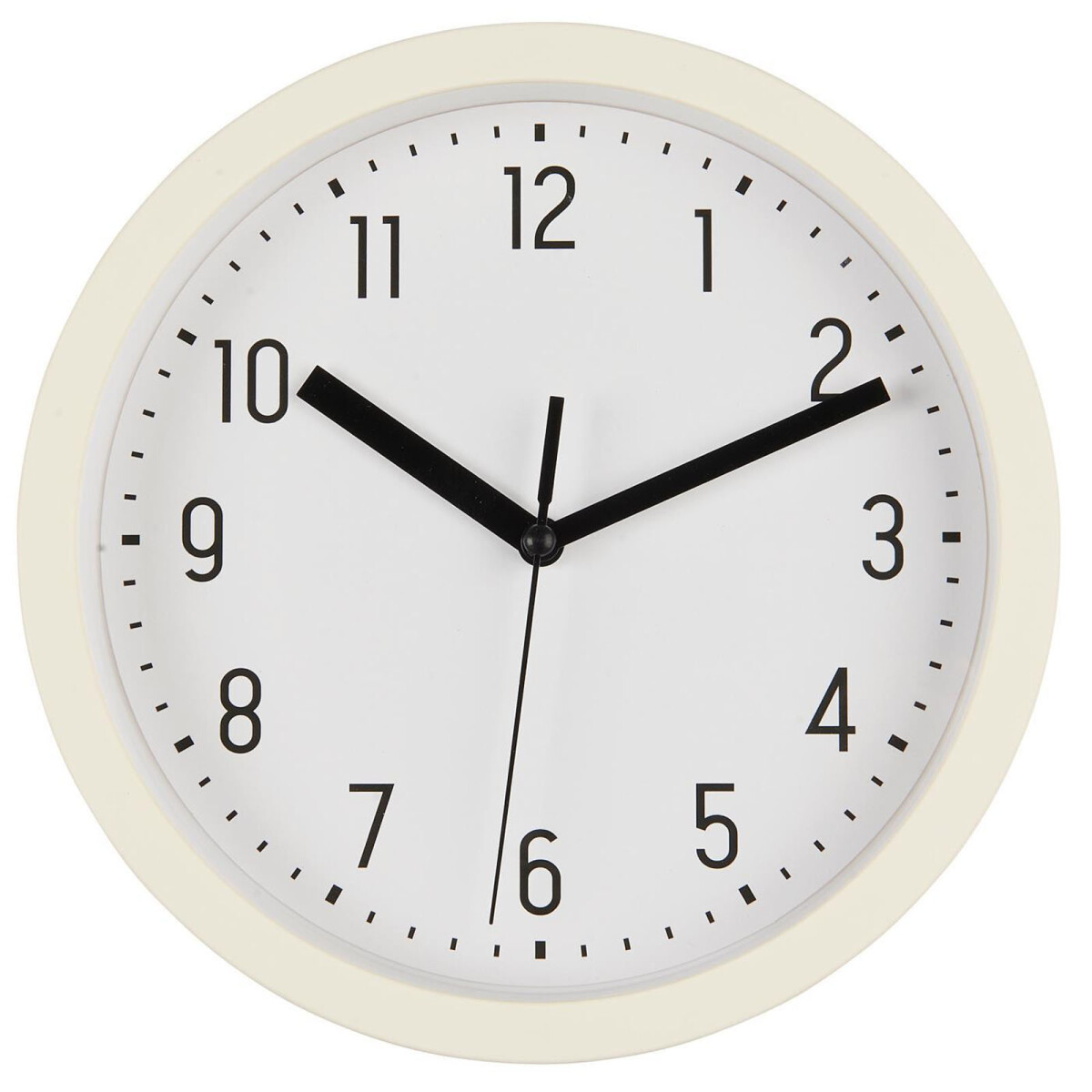 RELOJ - PARED 9706-82, C NATURAL/BEIGE PLÁSTICO 9706-82 