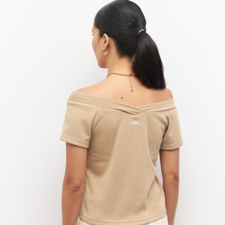 TOP ISIDRO Beige Melange