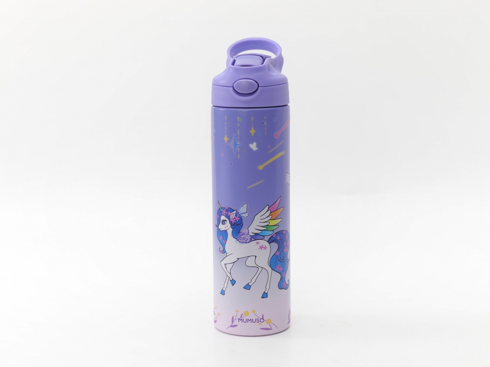BOTELLA DE AGUA TÉRMICA CON TAPA ABATIBLE PARA NIÑOS (UNICORNIO DE ENSUEÑO/500 M 