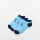 SOQUETE PACK X3 AZUL CLARO
