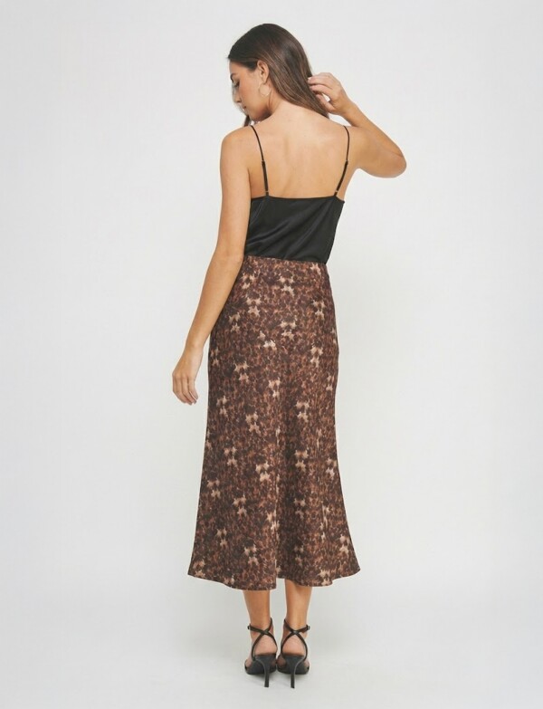 Falda Animal Print MARRON/MULTI