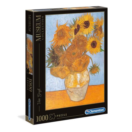 Puzzle Clementoni 1000 piezas Museum Girasoles Van Gogh 001
