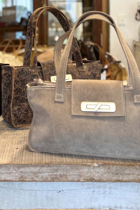 Tote Bag Baguette Gamuza Visón