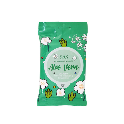 Toallitas desmaquillantes aloe vera x10pcs Toallitas Desmaquillantes Aloe Vera X10pcs