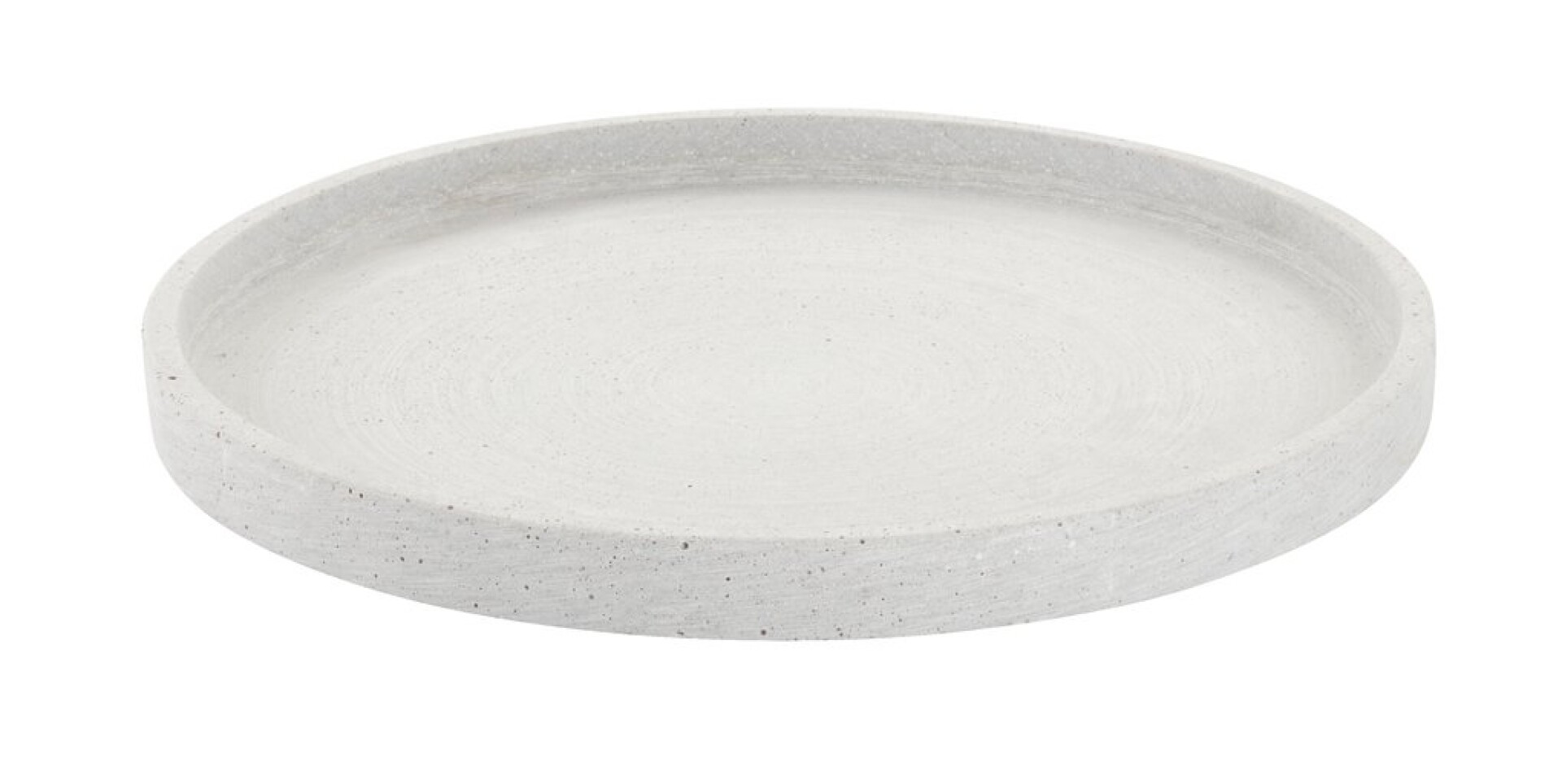 Bandeja decorativa navideña NISSE Ø25x2 cm gris 