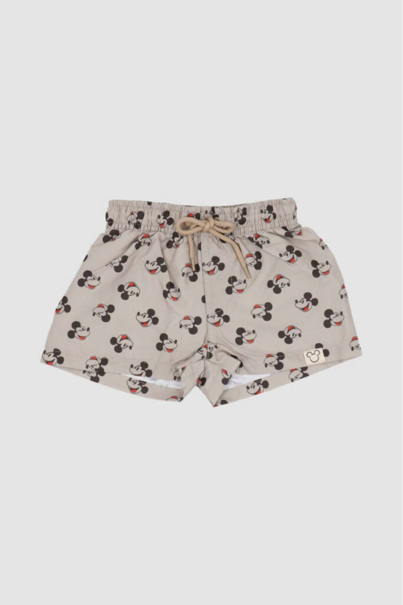 Short mickey 6-36m 4a - Gris claro 