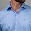 CAMISA LUXURY CELESTE RAYADO